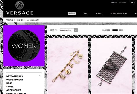 versace uk website